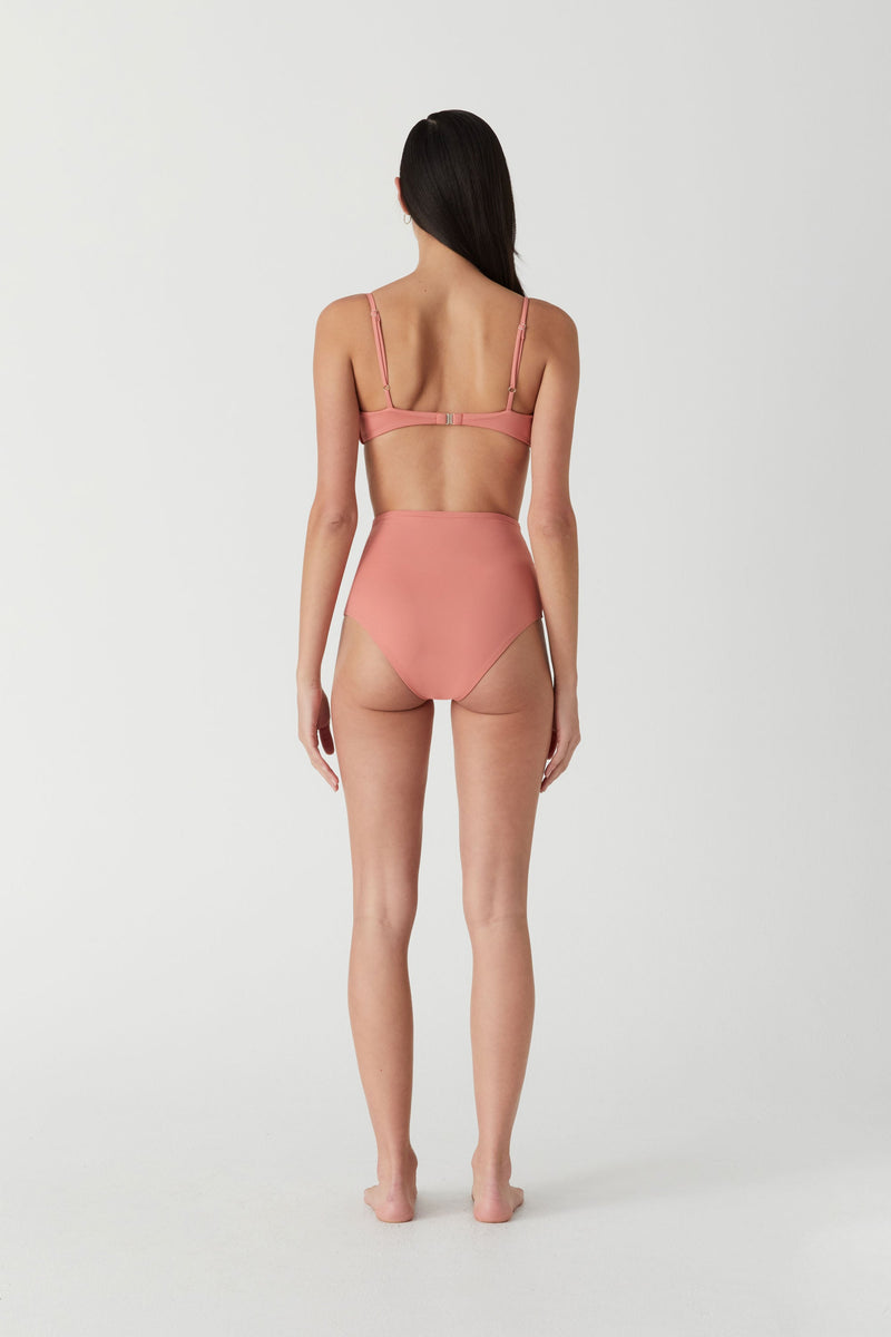 Lilac Velvet Mini V Front Bikini Bottom