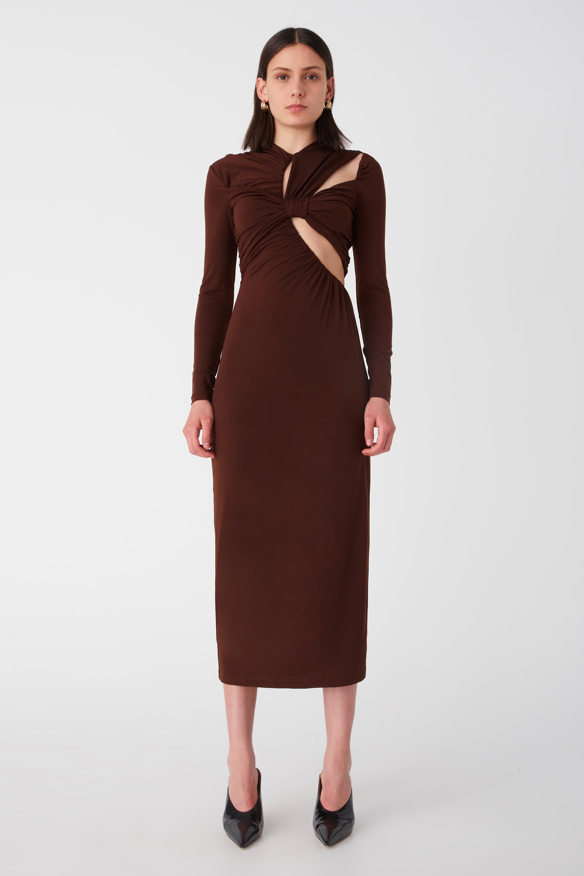 ABIGAIL MATTE JERSEY DRESS MISHA