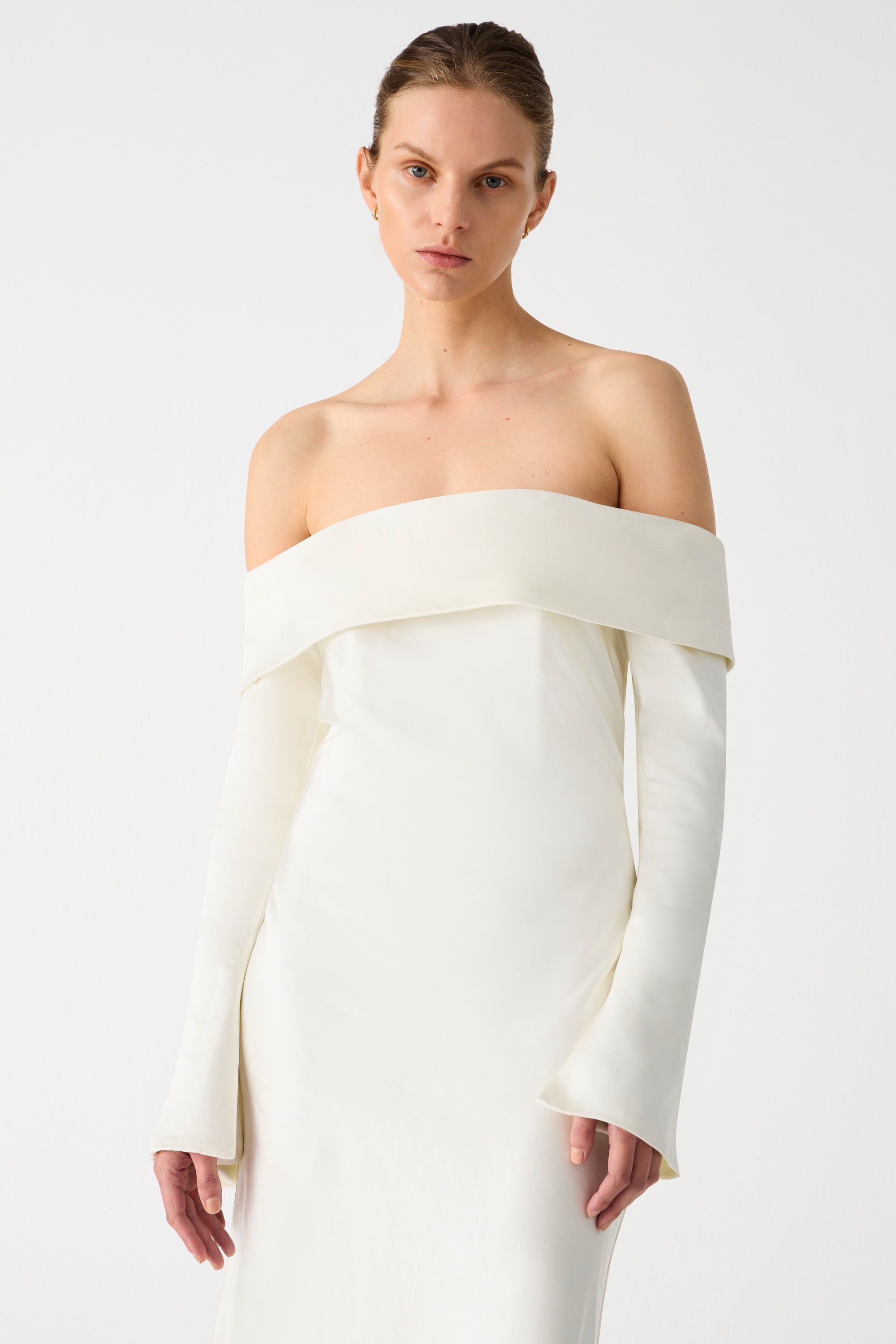 BIANCA GLOSS SATIN GOWN MISHA