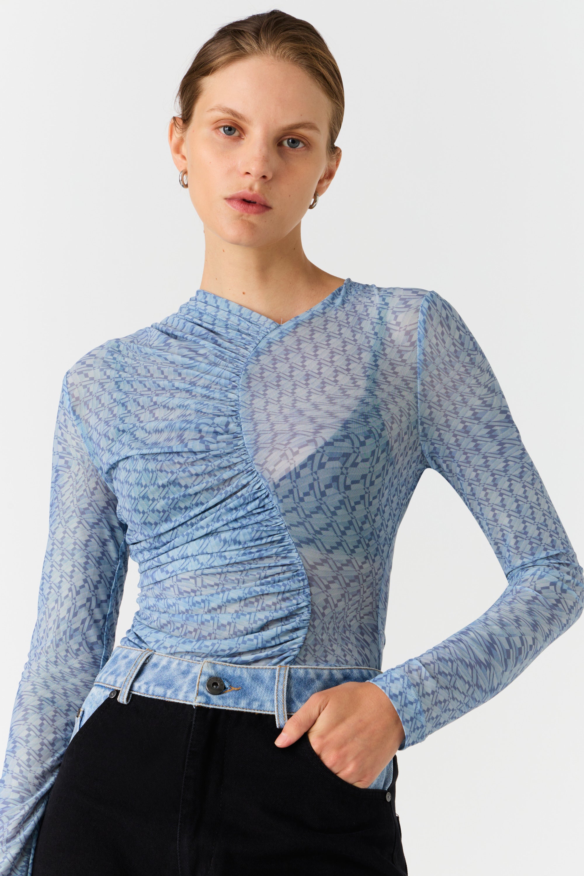 Teal mesh top clearance